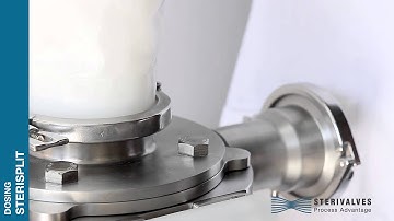 SteriValves SteriSplit - High containement powder transfer with PharmaFlex bottle bag