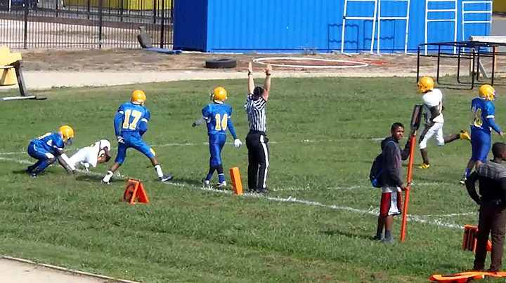 #33 Lesley G.McFarland Rushing TD. vs Mt Eden Sept...