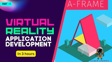 A-Frame Virtual Reality Application Development in 3 Hours #vr #aframe #trending