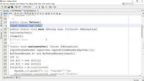 JAVA: FILE & ARRAY - lettura e scrittura