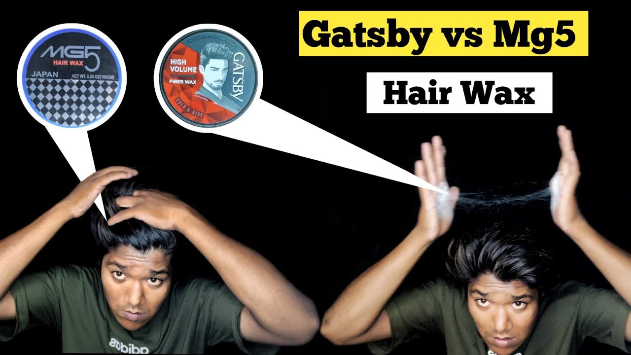 GatsBy Fibre Hair Wax VS mg5 Normal Hair Wax | which one is Best ...