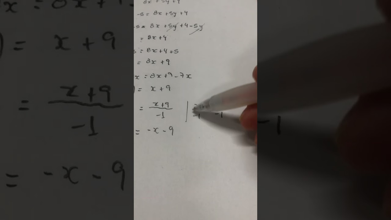 Ecuación de primer y segundo grado con dos variables