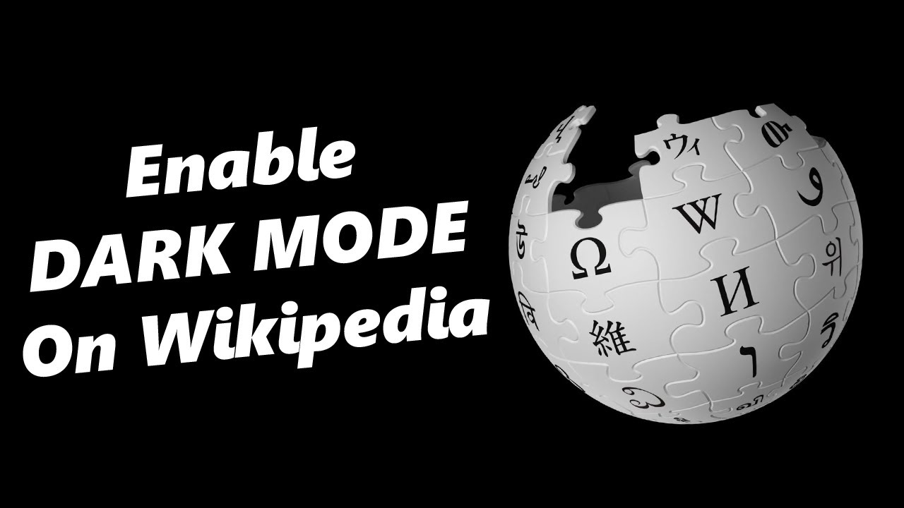 Wikipedia Deep Dark Theme