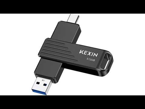 ♆ KEXIN USB Flash Drive Portable SSD 512GB