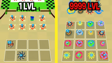 MAX LEVEL in Spinner Evolution Merge Game