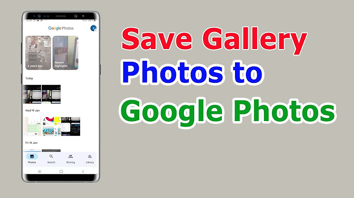 How to transfer pictures from gallery to google photos