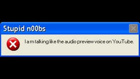 Microsoft Sam reads Funny Windows Errors (S1EP6)