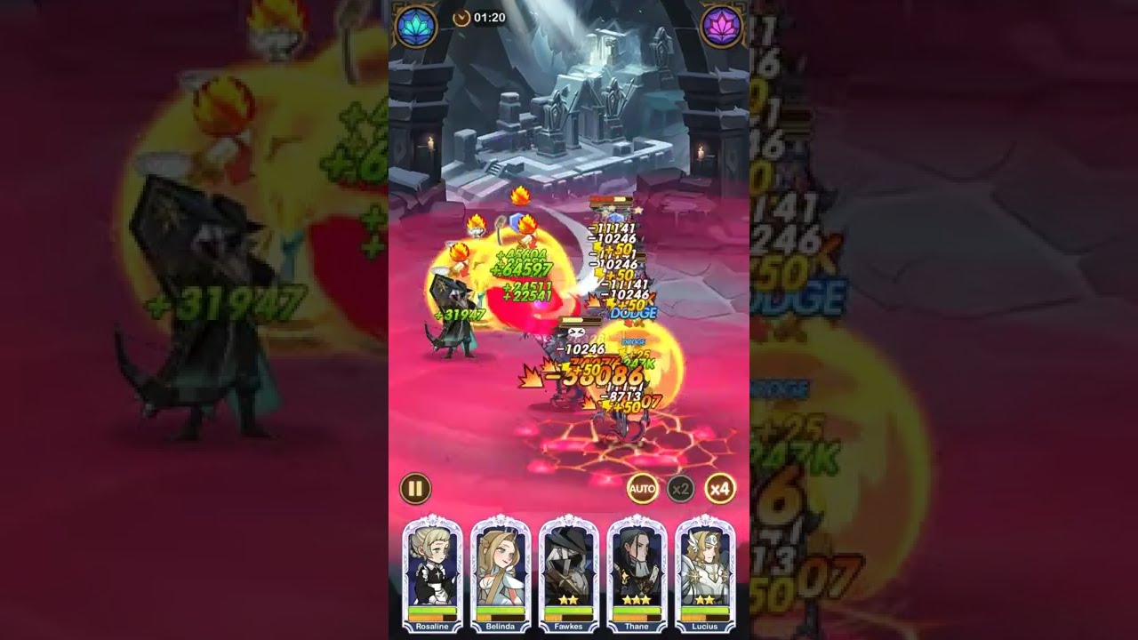 AFK arena. Defeat Boss and get big treasure in Event Cinder Grottoes