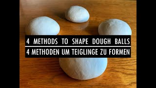 4 Methods To Shape Pizza Dough Balls 4 Methoden Um Pizza Teiglinge Zu Formen