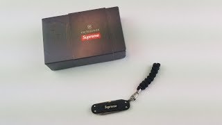 Supreme Victorinox Alox Unboxing & Review - Best Hypebeast Knife For $54?