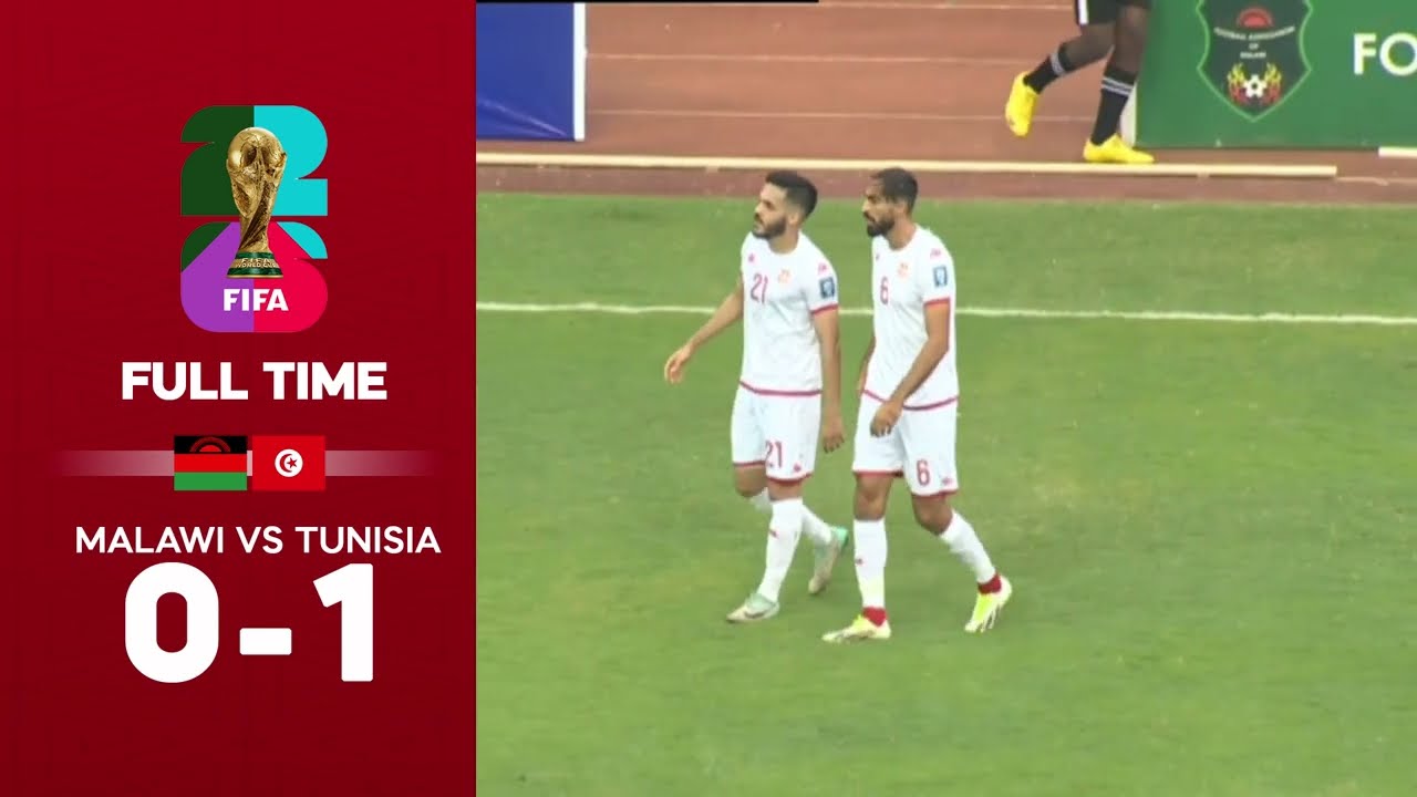 Malawi Vs Tunisia Extended Highlights & Goal Today | WORLD CUP QUALIFIERS 2026