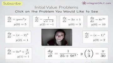 Initial Value Problem Set - Interactive (KristaKingMath)