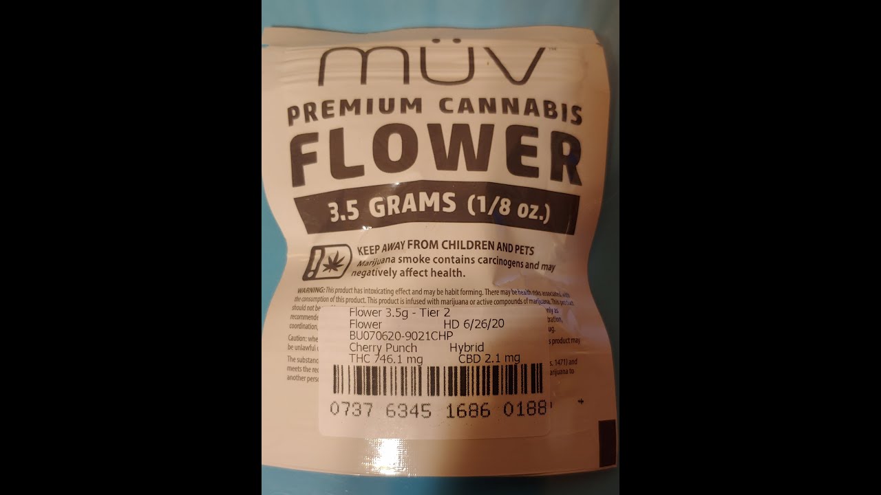 MÜV - Medical Marijuana Dispensary - Lady Lake Florida - Cherry Punch - Tier 2 Flower - 3.5 Grams