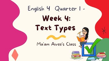 ENGLISH | GRADE 4 | QUARTER 1 | WEEK 4 | SY 2021 - 2022