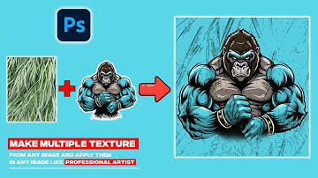 Photoshop Tutorial -Turn any Image into Multiple Textures! Make Unlimited Textures form any Image.🔥