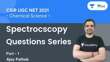 Spectrocscopy | Question Series for CSIR NET 2021 By Ajay Pathak