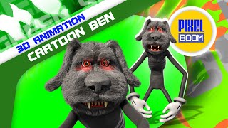 Cartoon Ben Green Screen 3D Animation PixelBoom