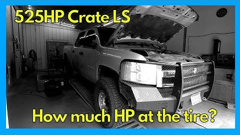 525HP LS Crate Engine Makes How Much Power at the Tire?