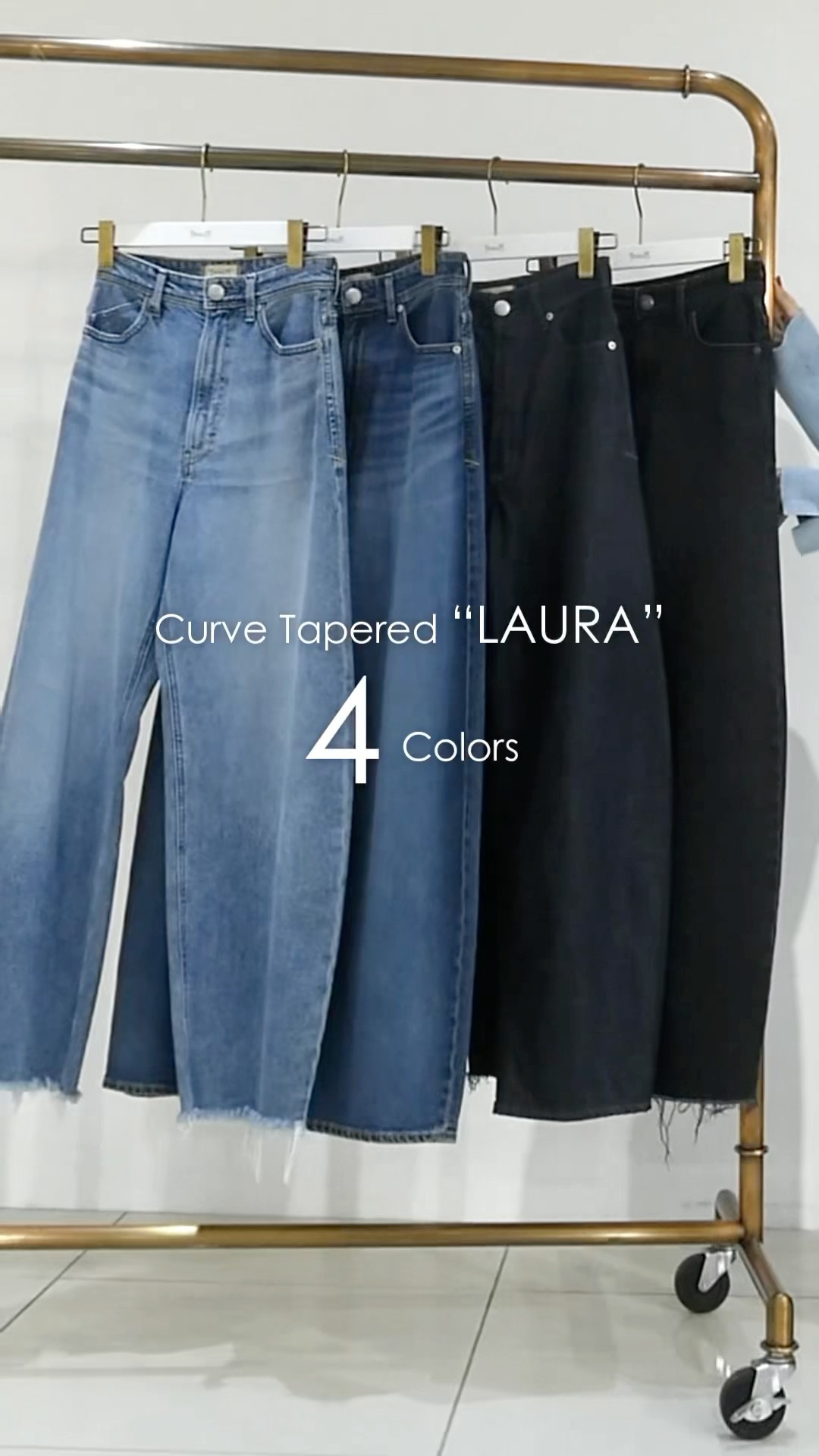 YANUKのカーブテーパードLAURA全4色をご紹介✨ #shorts - YouTube
