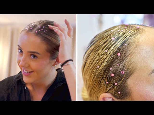 Rhinestones in Hair: How to Make Them Stick