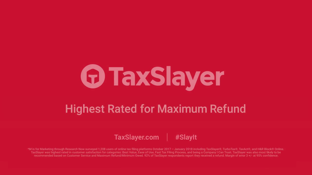 TaxSlayer Highest Rated for Maximum Refund Wow! YouTube