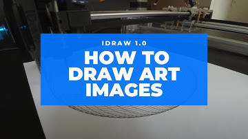 iDraw XY Plotter Raw Video - How to Draw Art Images with Drawing Robot | UUNATEK.COM