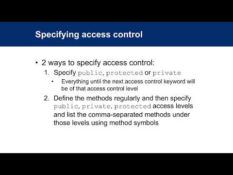 Access Control (13) || Learn Ruby