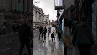 A busy street in Ireland 4k60fps #europe #dublin #travel #downtown #4k #samsung #shorts #ipl