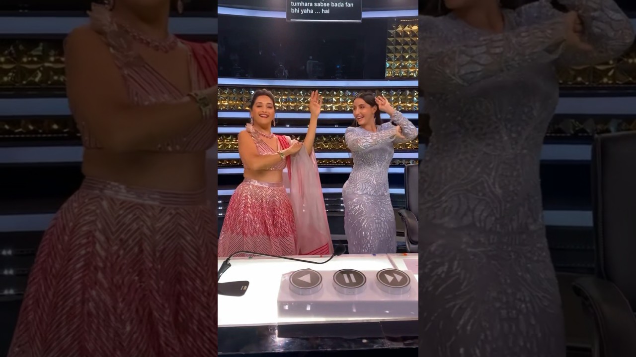 Nora Fatehi ❤️ Dance with Madhuri dixit 🥰 