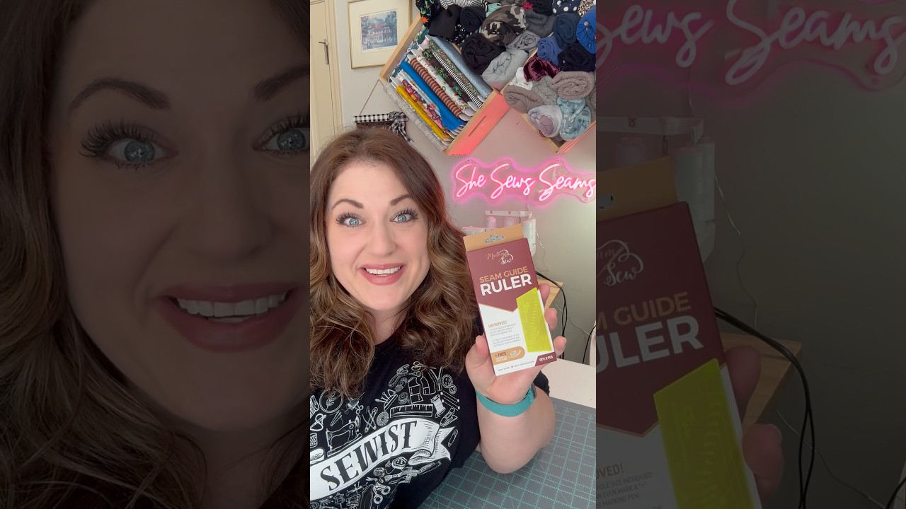 This Seam Guide Ruler is a MUST! 