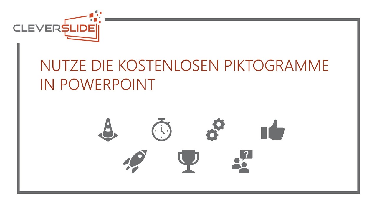 Piktogramme Powerpoint Cleverslide