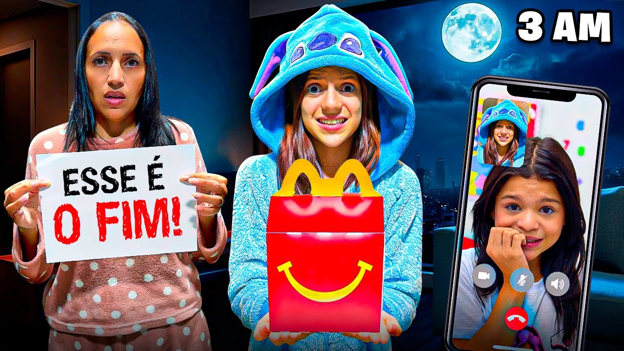 NUNCA PEÇA McDonald’s a noite o estranho apareceu e isso aconteceu(Jéssica Sousa e família)￼