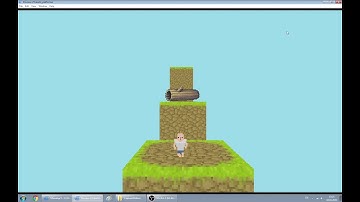 Gdevelop 5  - Pseudo 3D platformer test /  Тест псевдо 3D платформера