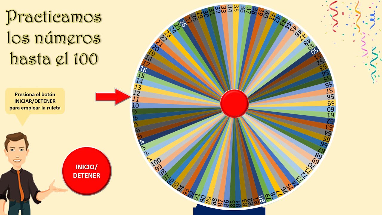 Ruleta De Numeros Del 1 Al 100
