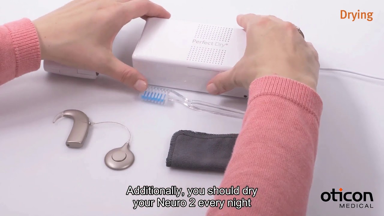 Oticon Medical Neuro 2  كيفية العناية بمُعالج الصوت