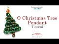 O Christmas Tree Pendant - DIY Jewelry Making Tutorial by PotomacBeads