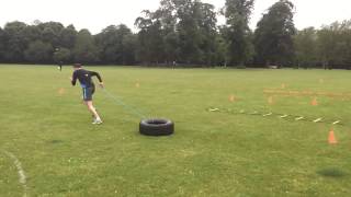 Tyre Drag Training Drill Develop Your Speed And Power