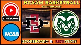 🔴 LIVE: San Diego State Aztecs vs Colorado State Rams | NCAAM Men's Basketball | Feb 21, 2026 | MWC