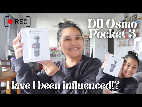 Have I been influenced?! DJI OSMO POCKET 3 unboxing and first impressions!!
