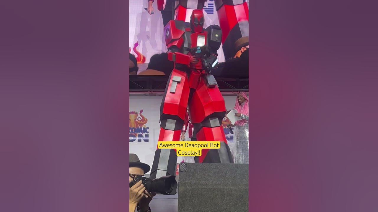 Deadpool Bot Cosplay LA Comic Con 2024!! #Shorts