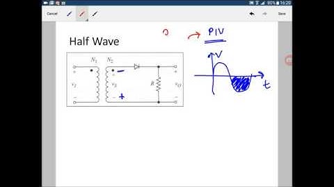 (Part 1) PIV - halfwave rectifier