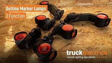 3 Function LED Outline Marker Lamps