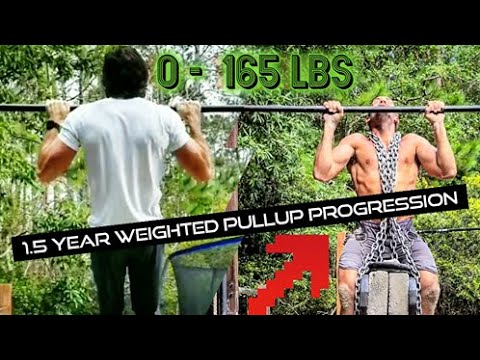 My 1.5 Year WEIGHTED PULLUP Progression | From 0 To 165 Lbs (75 Kg) | Increase Pullup Strength