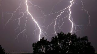 Amazing Thunder and Lightning Manchester thunderstorm NW June 16th North of England
