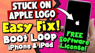 How to Fix iPhone Stuck on Apple logo, Fix Boot Loop on iPhone and iPad | + GIVEAWAY