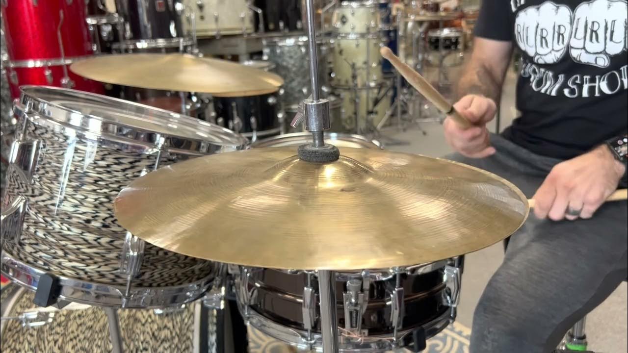 1950s Zilco 13" Paper Thin Hi Hat Cymbals 418g 485g YouTube