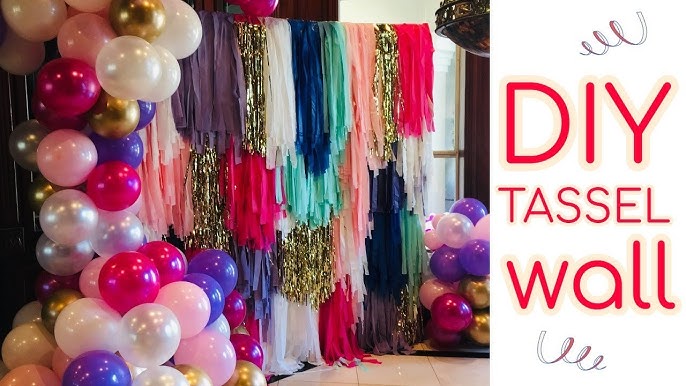 Fringe Backdrop DIY, Tassel Backdrop