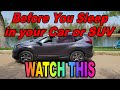 Before You Sleep in your Car or SUV, WATCH THIS: How to Sleep or Camp in a Honda CR-V for a Van Life