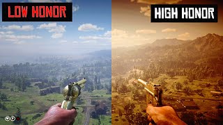 RDR2 - Dead Eye Differences with High Honor and Low Honor
