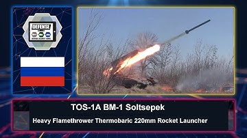 How does Russian TOS-1A Thermobaric Rocket Launcher work which is used in Ukraine